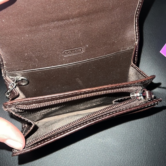 2 Coach wallet set for the price of one and change purse / pouch 👛 ☺️ - Picture 3 of 9